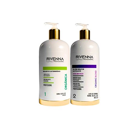 SHAMPOO ANTIRRESÍDUO 500 ML + PROGRESSIVA ORGANICA BLOND 500ML