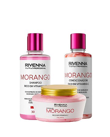 KIT HOME CARE DE MORANGO 300G