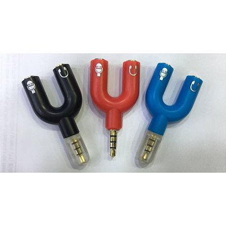 Adaptador P2 (3.5mm) para P10 (6.35mm) Fêmea