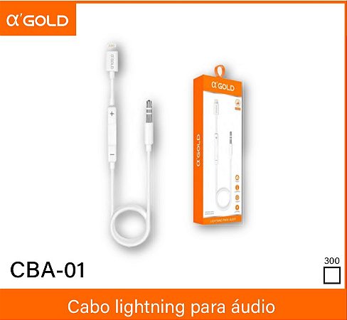 Cabo Auxiliar P2 para Lightning iPhone CBA-01