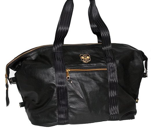 Bolsa Maxi Couro Luxo - Black