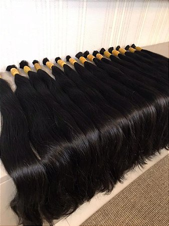 Cabelo humano Vietnamita Double Drawn Castanho 70cm 100gr