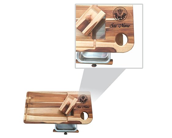 Stylo Grill Tábua Inteligente para Churrasco Personalizada a Laser