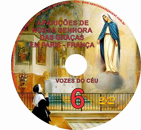 DVD VOZES DO CÉU 06- Filme das Aparições de Nossa Senhora a Santa Catherine Labouré na Rue du Bac, Paris, França (História da Medalha Milagrosa)