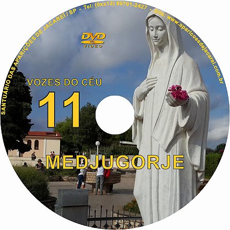 DVD VOZES DO CÉU 11- Filme 1 das Aparições de Nossa Senhora em Medjugorje, Bosnia Herzegovina a seis videntes