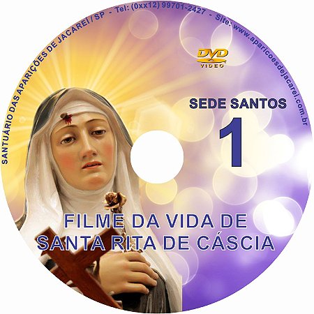 DVD- SEDE SANTOS 01- VIDA DE SANTA RITA DE CÁSSIA