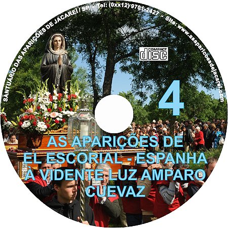 CD AS APARIÇÕES DE EL ESCORIAL - ESPANHA À VIDENTE LUZ AMPARO CUEVAZ 04