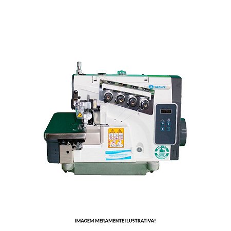Máquina de Costura Overlock - Ponto Cadeia Direct Drive - SA-MX1-C-4-54/433 - Sansei - 220V