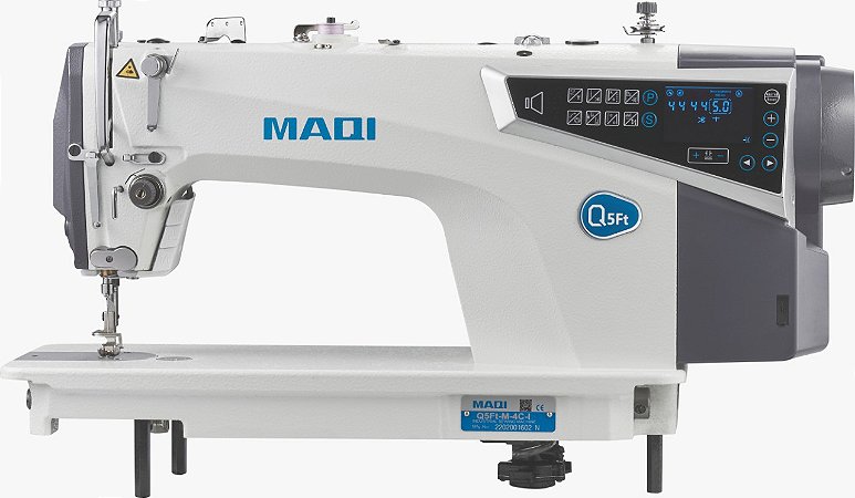 Máquina de costura Reta Eletrônica MAQI Q5FT- Ponto 5mm - 110v + Brindes