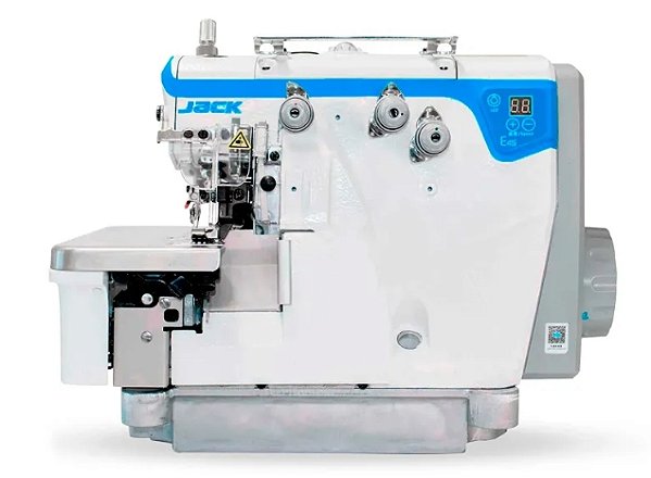 Máquina de Costura Overloque - 1 Agulha - Jack E4S-3-02/233 - Jack - Com Diferencial para Ajuste Altura Dentes e Arremate- 220V