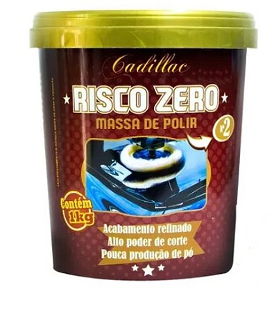 Massa de Polir nº2 Risco Zero 1kg Cadillac