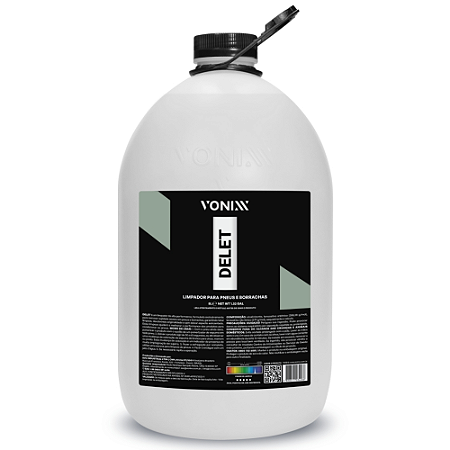 Delet Limpador de Borrachas  e Pneus e Limpador de Farol Amarelado Vonixx 5L