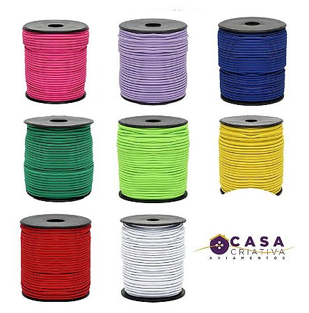 ELASTICO ROLIÇO 2.2MM - ROLO C/50 MTS