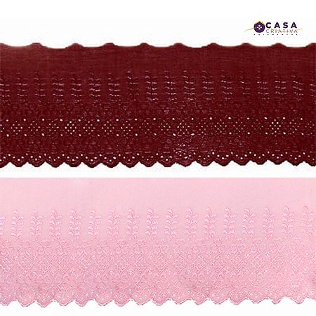 BORDADO INGLÊS LESE CTL-118 19.0 CM  - ROLO C/13.7 METROS