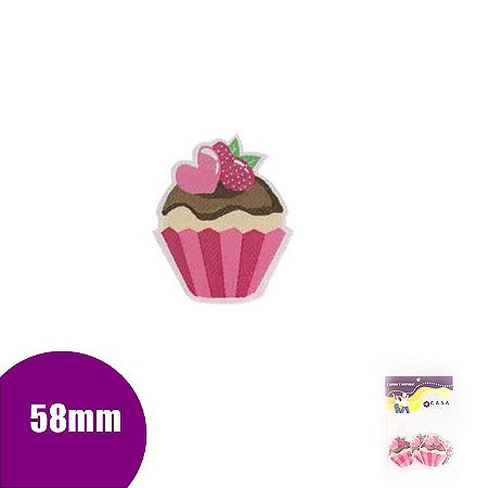 Aplique de Silicone - Cupcake I