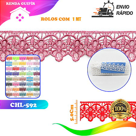 RENDA GUIPIR CHL-592 5.0 CM -  1 METRO