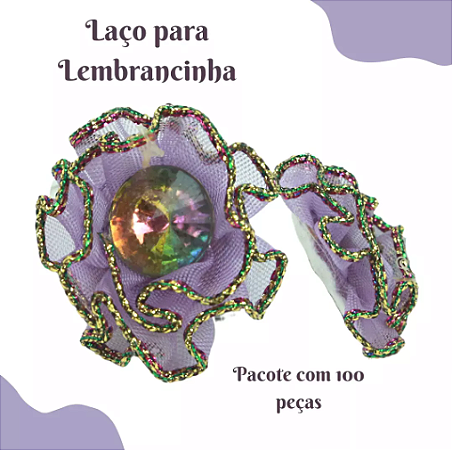 Aplique de Laço de Cetim - APL-31 - Pct c/100 Unid.