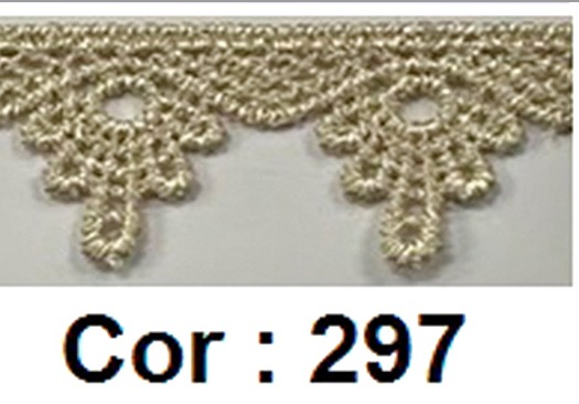 Renda Guipir CHL-141 2.0 Cm -  Rolo C/13.7 Metros Cor:Bege