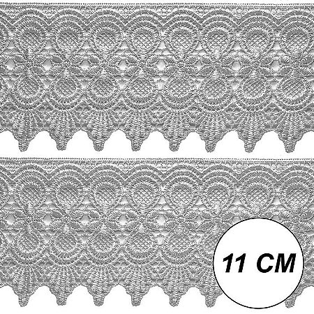 Renda Guipir CHL-426 - 11.0 Cm - Rolo C/13.7 Metros Cor:Branco