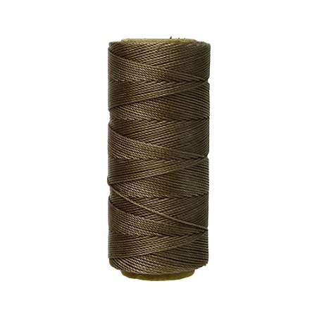 Cordão Encerado P/ Artesanato - 1mm - Rolo C/100 Mts COR:CASTANHO