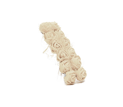 Rosinha De E.V.A P/ Artesanato - Pct C/144 Unid. Cor:BEGE-297