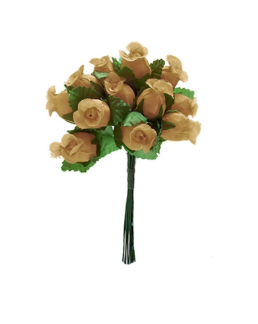 Mini Florzinha De Plastico - Pct C/ 144 Unid. Cor:CHOCOLATE-283