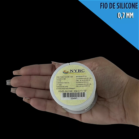 Fio De Silicone - Rolo Com 100 Metros - Unidades Tam:06