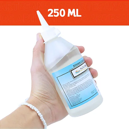 Cola De Silicone Liquida P/ Artesanato - Varios Tamanhos Tam:250ml