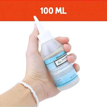 Cola De Silicone Liquida P/ Artesanato - Varios Tamanhos Tam:100ml