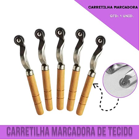 Carretilha Marcadora De Tecidos - Pct C/ 12 Unidades