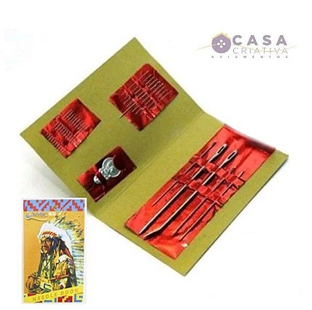 Kit Agulheiro Indio - Cartela C/ 25 Agulhas de Reparo