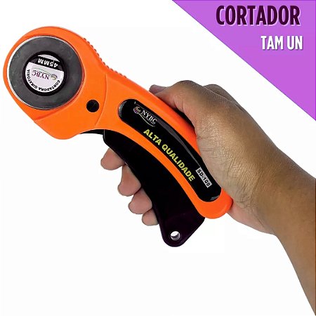 Cortador Circular Rotativo - 45MM - C/1 Lâmina Patchwork E Artesanato