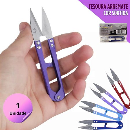 Tesoura de Arremate Tecelão - Cabo de Metal - Unidade