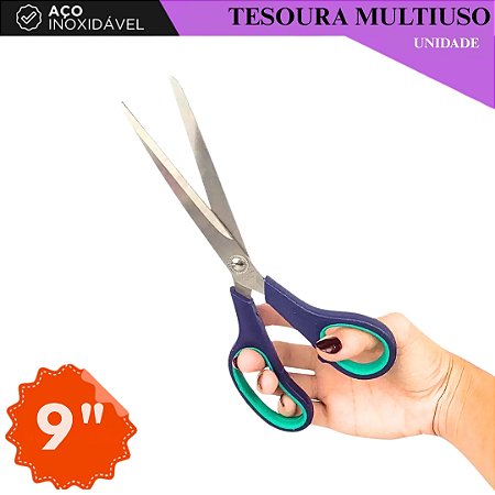 Tesoura Multiuso P/Costura e Artesanato - TAM 09'' - Unidade