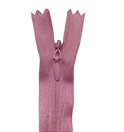 10 Zíper Invisível - 30Cm - Nº3 - COR:ROSA-CHICLETE-140