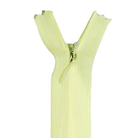 Zíper Invisível - 15Cm - Nº3 - Pct C/100 Unidades COR:AMARELO-BEBE-104