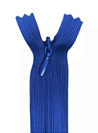 Zíper Invisível - 20Cm - Nº3 - Pct C/100 Unidades COR:AZUL-ROYAL-207