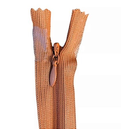 Zíper Invisível - 30Cm - Nº3 - Pct C/100 Unidades COR:TERRA-808