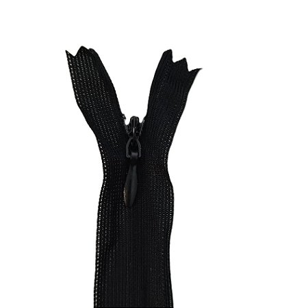 Zíper Invisível - 30Cm - Nº3 - Pct C/100 Unidades COR:PRETO-310