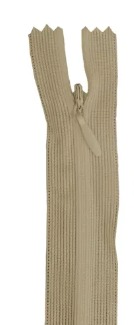 Zíper Invisível - 60Cm - Nº3 - Pct C/100 Unidades COR:BEGE-297