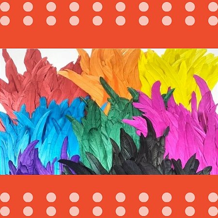 Pena Calda Rabo de Galo Pluma - Pct c/100 unid. - Tam: 25-30cm Cor:ROSA-CLARO