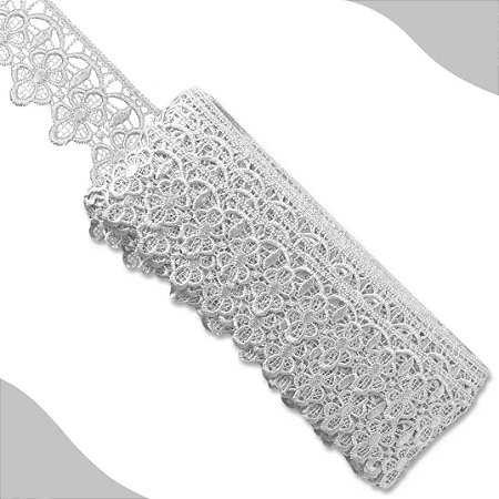 Renda Guipir Chl-592 - 5.0 Cm - Rolo C/13.7 Metros Cor:Branco-101