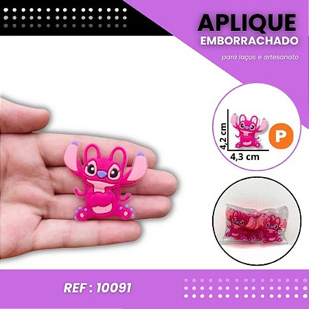Aplique Emborrachado Para Laços - Angel Stitch Ref: 10091