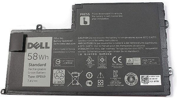 Bateria Dell Inspiron 15 5445 5448 5545 5547 5548 Latitude 3550 3450  - OPD19