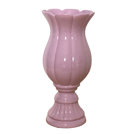 Vaso Flor Médio 29x13cm Em Cerâmica