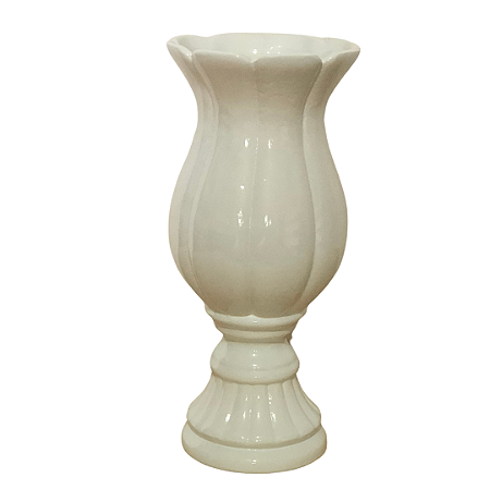 Vaso Flor Médio 29x13cm Em Cerâmica