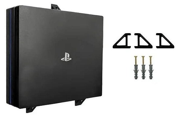 Suporte Horizontal Mesa Playstation Ps4 Pro Refrigeração Branco