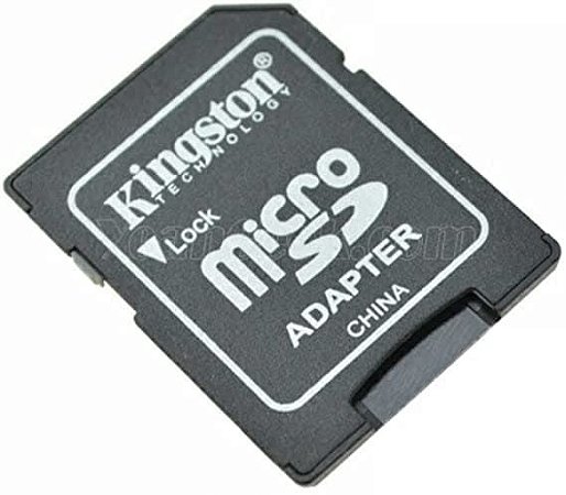 Adaptador Micro SD para SD (Cartão de Câmeras)