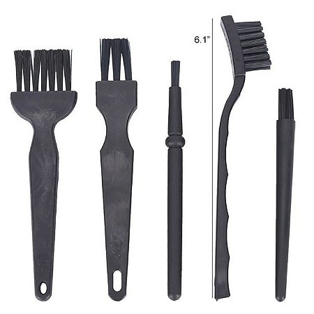 Kit Pinceis Anti Estática para Limpeza de Eletrônicos