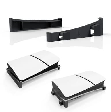 Suporte Horizontal PS5 Slim Digital - Base Horizontal para Playstation 5 Sem Disco